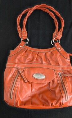 Rosetti Cognac Hobo/Shoulder Bag Braided Straps Excellent Used Condition